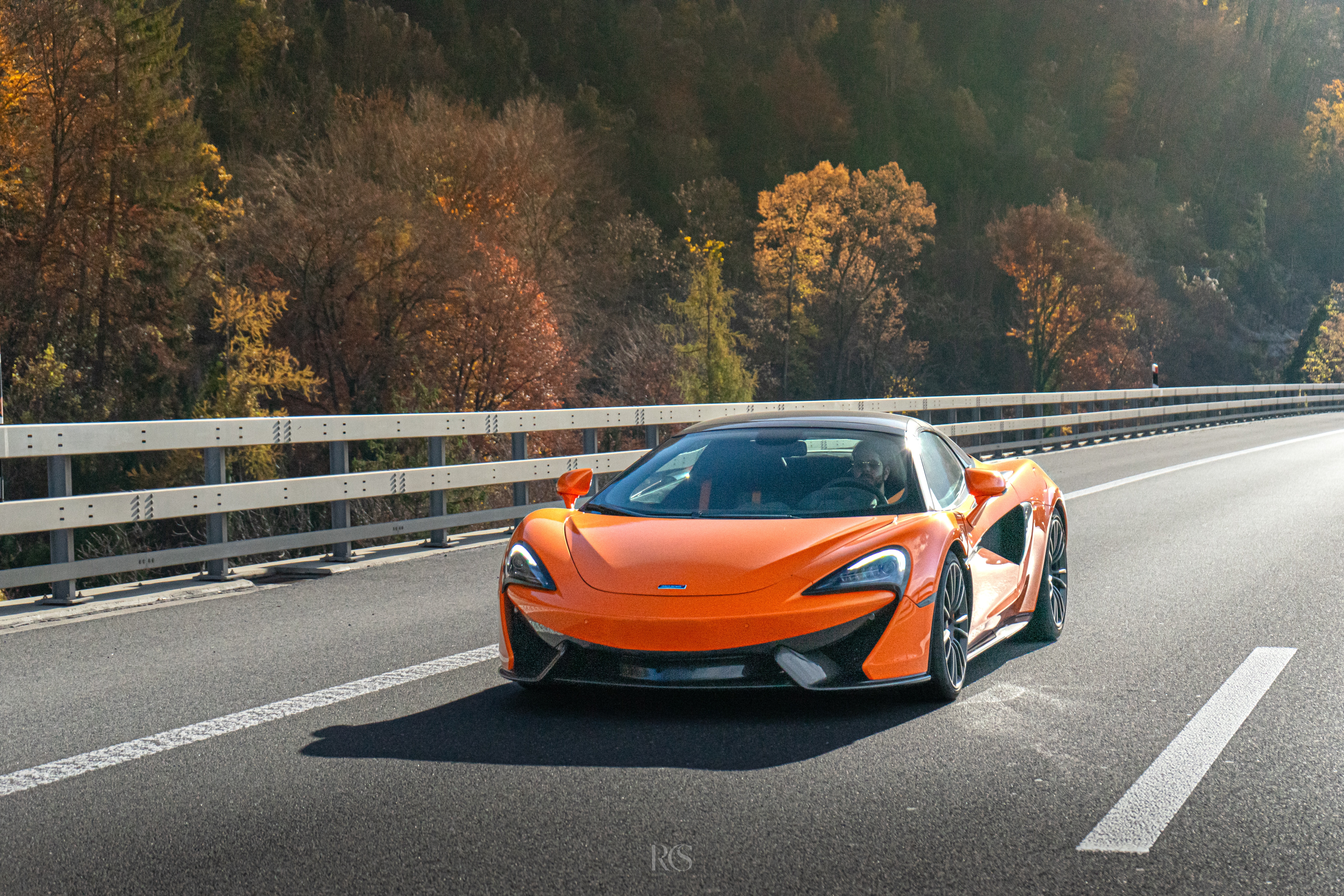 McLaren en shooting photo automobile premium, Suisse